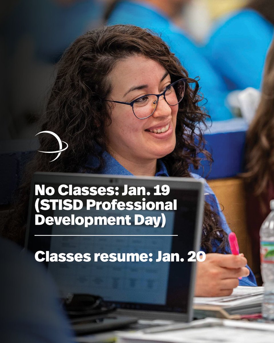 No Classes: Jan. 19. (Professional Development Day) 
---
Classes resume: Jan. 20
