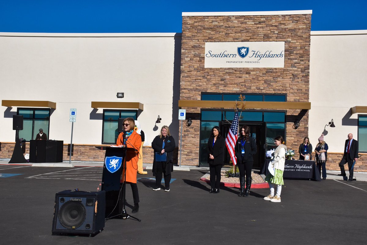 Such a special morning at the grand opening of Southern Highlands Preparatory School’s pre-school campus. 

I’m glad this new pre-school will expand access to high-quality early education in one of our city’s fastest-growing communities.