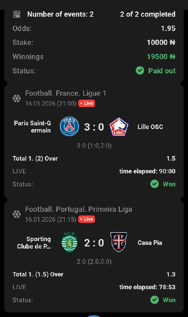 predwit's tweet image. 🏆 Boooooom 🎉🎉🎉🎉 🏆

2 odds football ⚽ game won