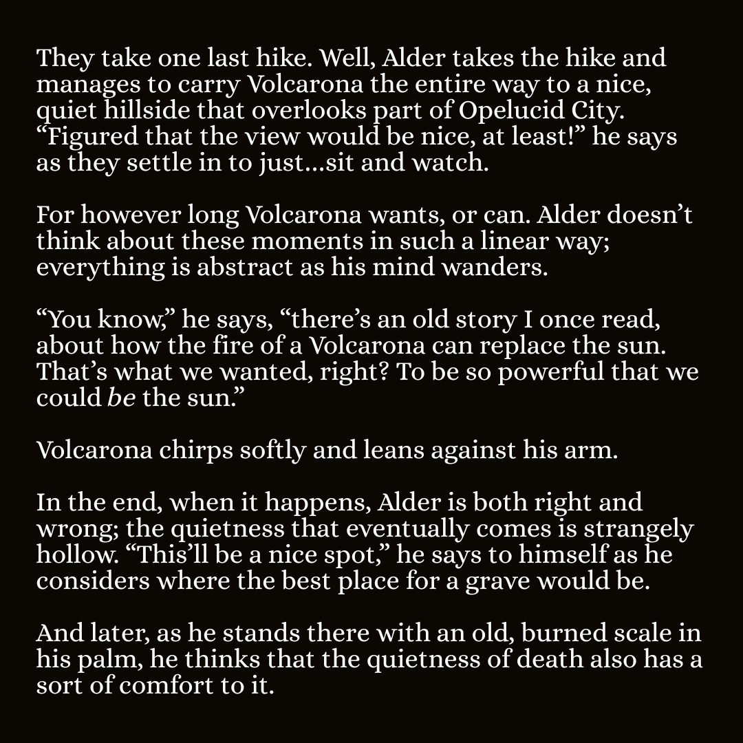 _Cavalierious_'s tweet photo. [ #Pokemon #PokemonBlackandWhite #Alder | G ]
After the death of his Volcarona, Alder wanders.
-
▶️ 1.6k words
▶️ Written for @HallofFameZine 

Read on AO3. Link in carrd. https://t.co/0Qb8TqISCY