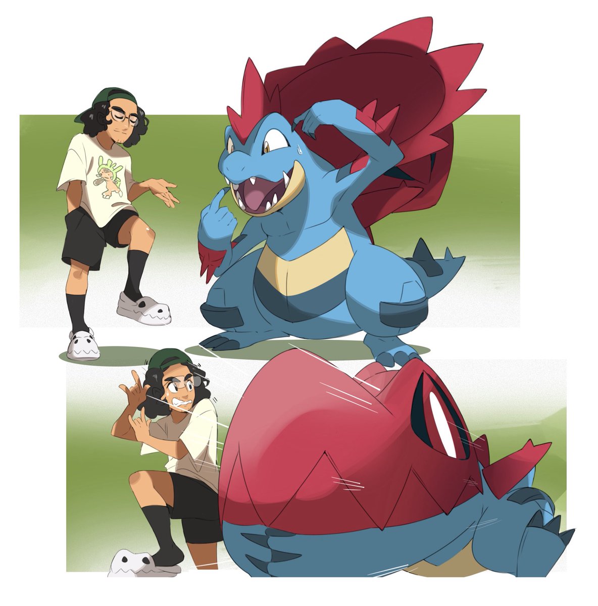 Made this for oomf who’s one of the few people who loved Mega Feraligatr