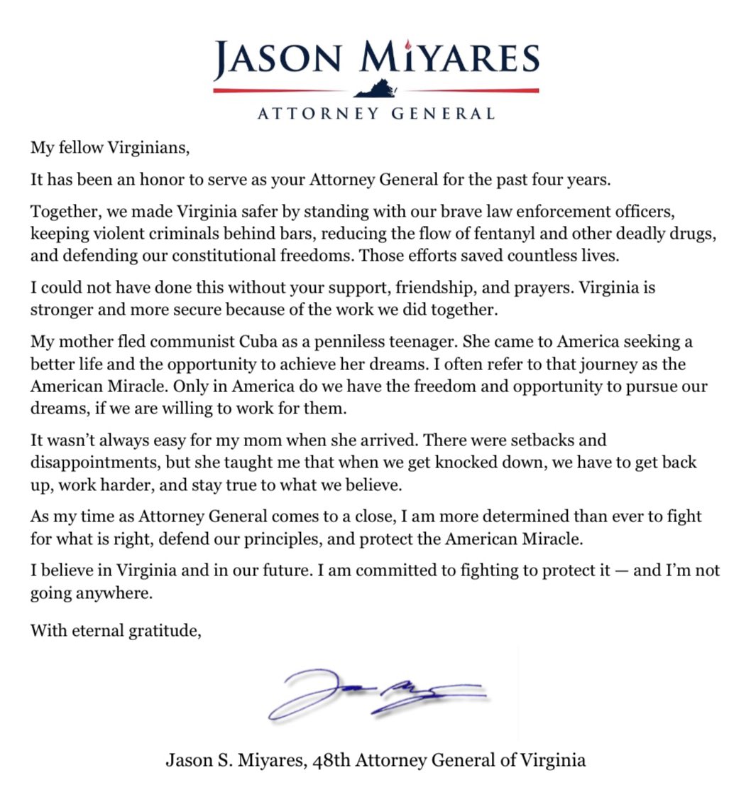 Jason Miyares tweet media