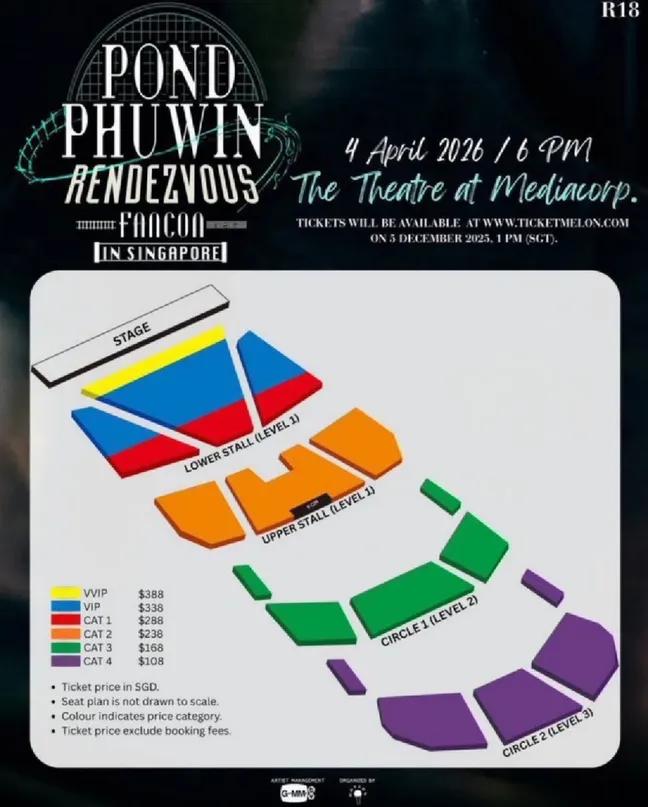 🌟 POND PHUWIN RENDEZVOUS FANCON SG 🌟 Selling fast! 2× VVIP • 2
