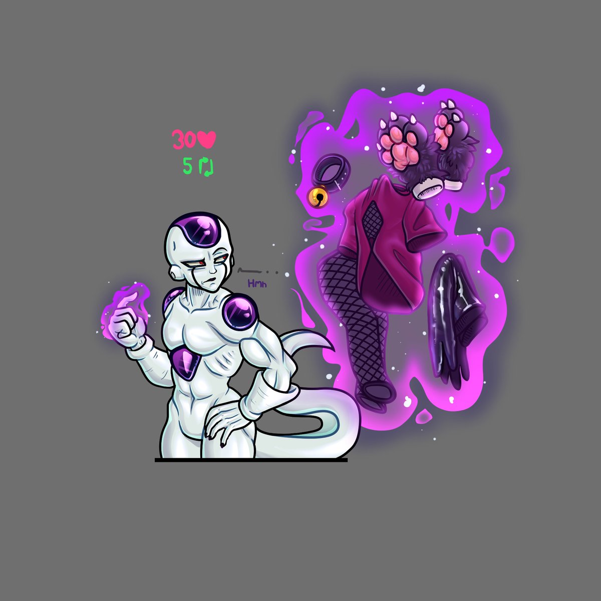 I had a shitty start of the year, so fuck it.
Should I draw Frieza wearing femboy clothes(? xD 😛💜

I'll let people speak for themselves 👀💧