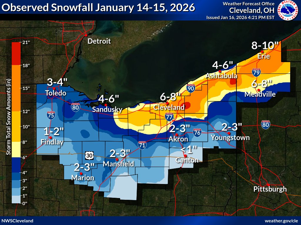 NWS Cleveland tweet media