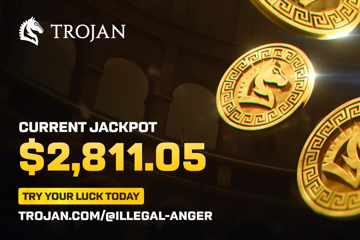Use my reflink and use the new Terminal of <a href="/TrojanOnSolana/">Trojan Trading</a>, super clean🫡

If you made your account and stuff you can enter the jackpot they are running😮‍💨

t.me/solana_trojanb…
