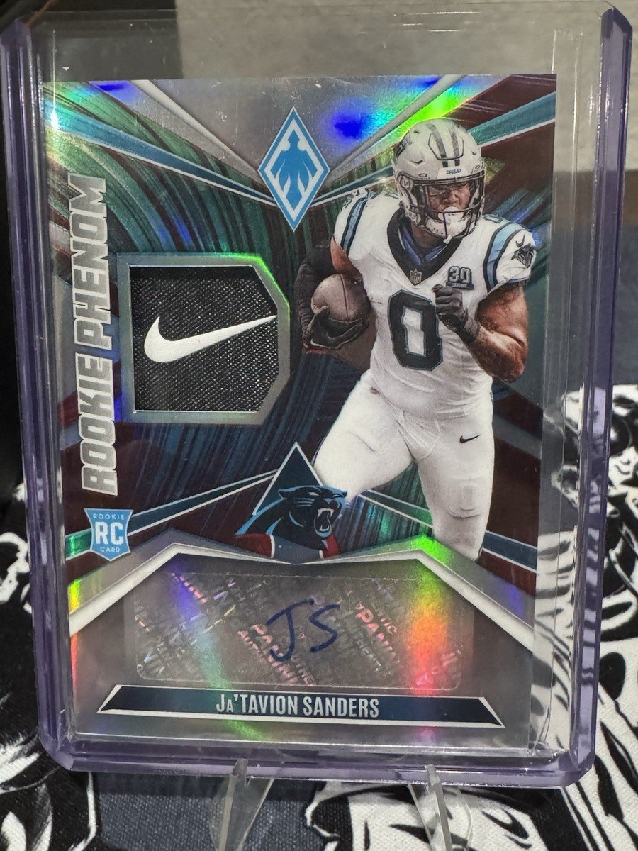 Get your hands on the ultra-rare Ja’Tavion Sanders 2024 FOTL NIKE SWOOSH Auto Rookie Phenom #4/6! Authenticated autograph, limited print run, and pure Panther power! 📷📷 #JaTavionSanders #RookieCard #NFL #PaniniAuthentic #FootballCards ebay.us/m/oOUjjs