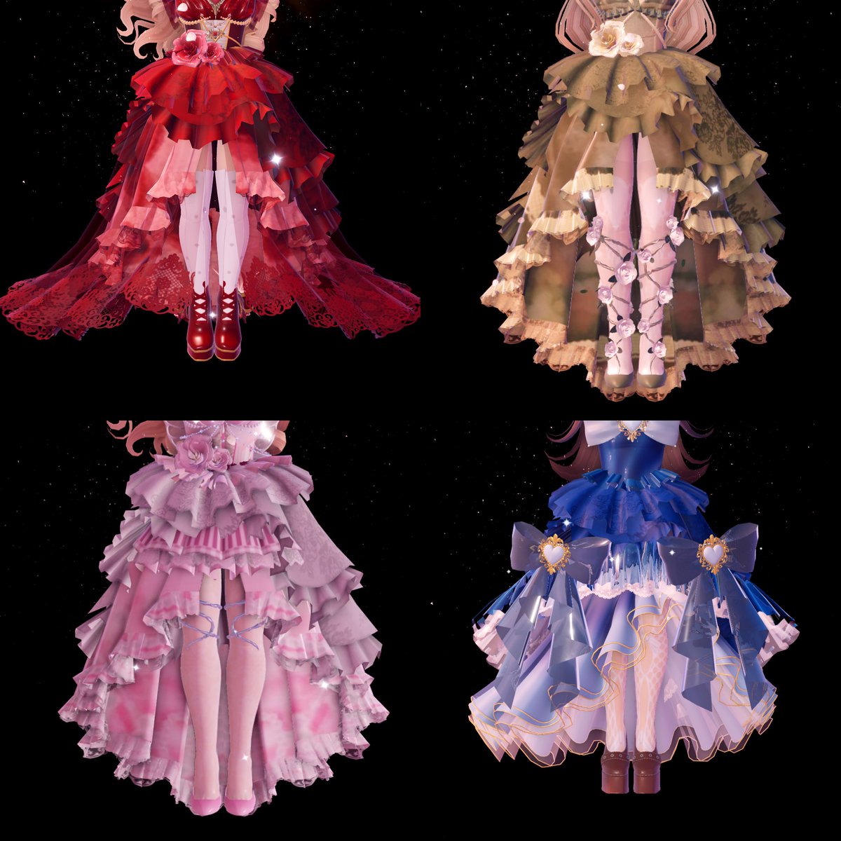 saelijay's tweet image. — skirt bases w/ ugc !!