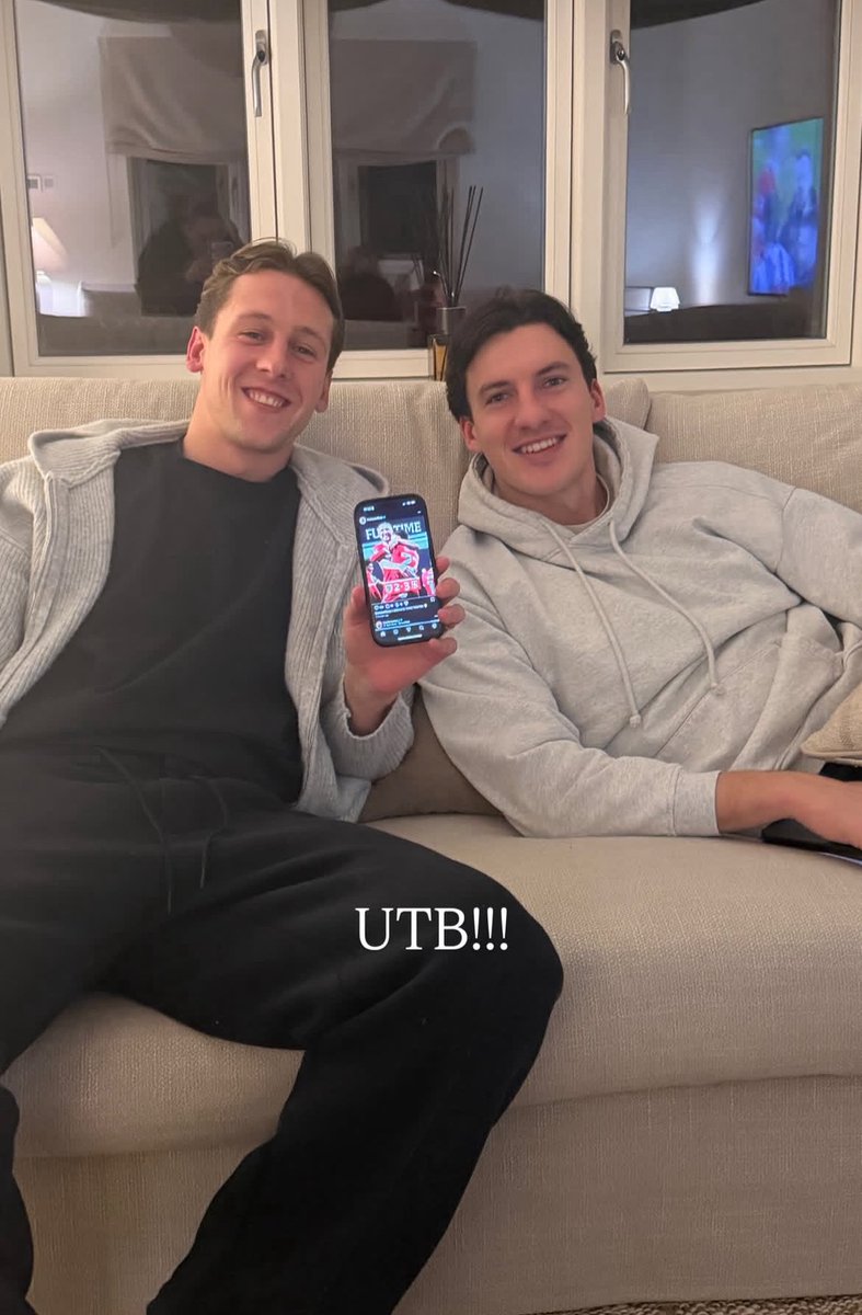 Cal and Alfie enjoying the late winner. 😁

#Boro | #UTB