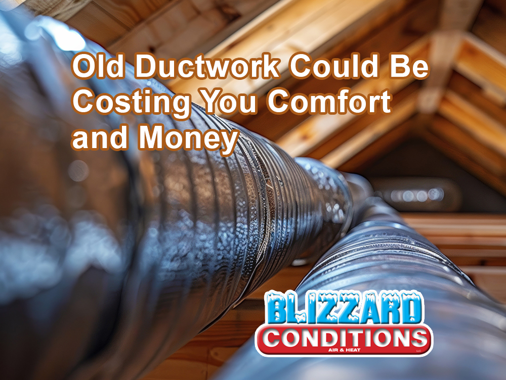 BlizzardHVAC's tweet photo. Uneven cooling? Soaring energy bills? Excessive dust? Celling stains? Your old ductwork could be to blame! Visit https://t.co/mBtkKveLr8 to find out if it's time to replace your #ductwork, then call #BlizzardConditions for your #FreeEstimate! #Sarasota #Manatee #AirConditioning https://t.co/xhZktz4NE6