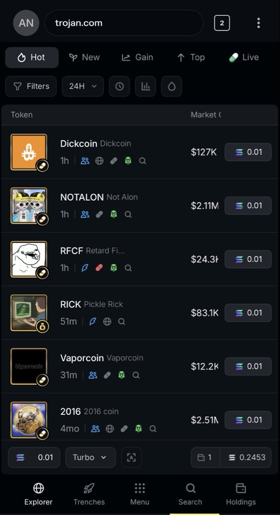 trojan.com/@JHLSALES

<a href="/TrojanOnSolana/">Trojan Trading</a>  is insane with the terminal .