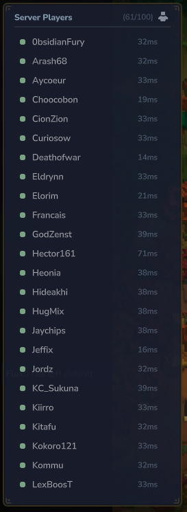 WildTaleFR's tweet image. En cette belle soirée nous avons dépasser officiellement les 60 joueurs en simultanés ! 🔥

Nous avons fix plein de bug et surtout les soucis de crash depuis cette après midi

N'hésitez pas à venir jouer avec nous et découvrir #Hytale tous ensemble !