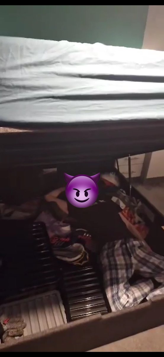 Reminiscing about the time a sub paid me to be stuffed in my under bed storage. I wasn’t going to move my stuff so he had to position himself in a way that he’d fit.

I slept so well knowing that he was locked in total darkness, trapped under me where he belongs. He was able to