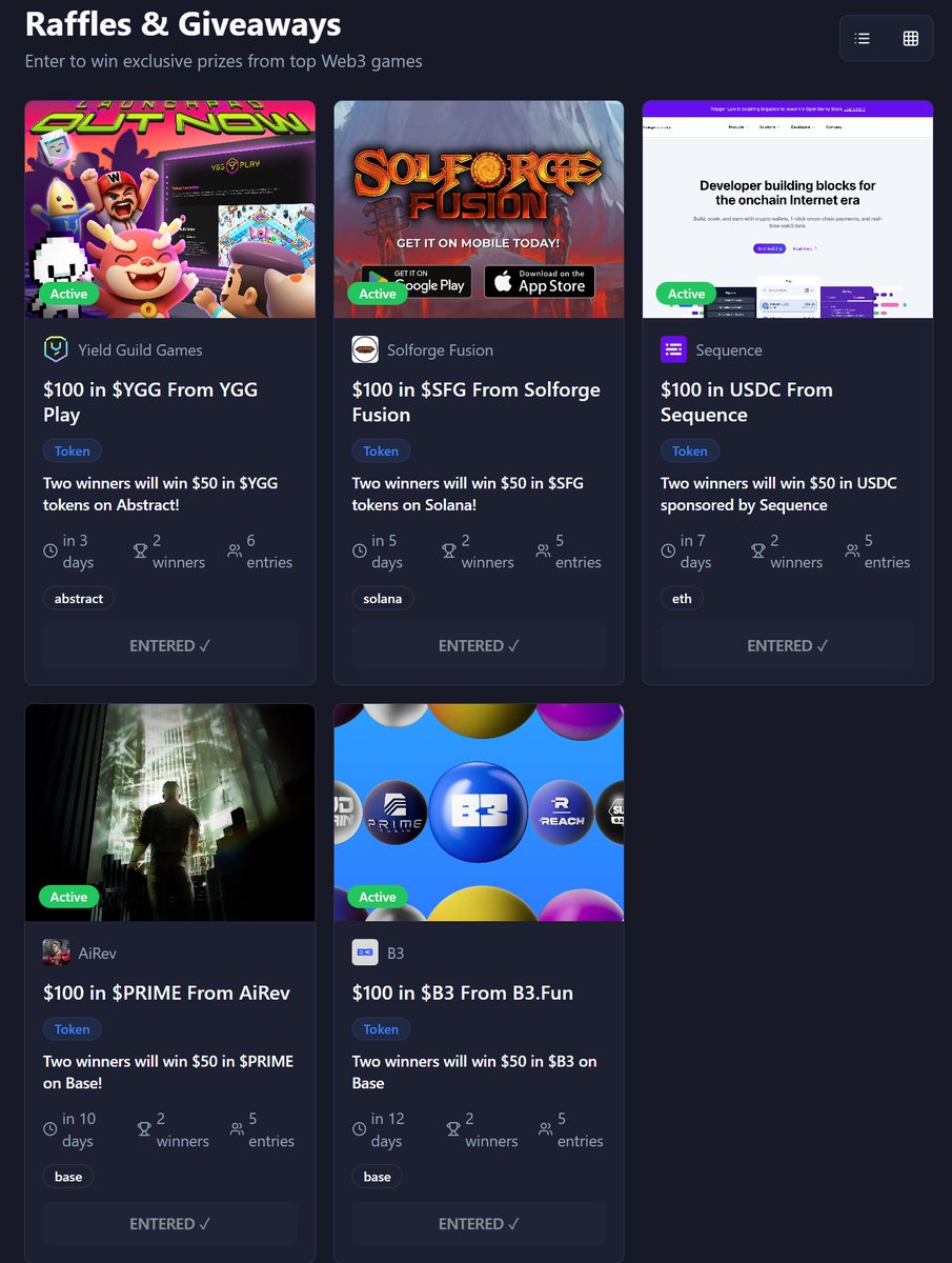 iceyyy_gaming's tweet image. Btw, we're giving away $500 to celebrate today's launch

All you have to do is create an account and click enter into each of our partnered raffles

*Brand new accounts have a 24-hour waiting period before they're eligible to enter