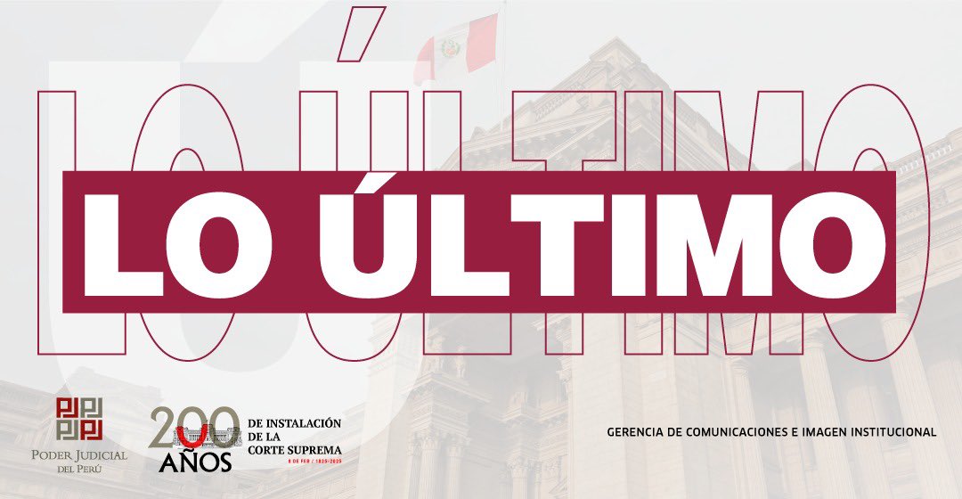 #Loúltimo. Tribunal Constitucional declara inconstitucional la Ley n°32330, por la cual se pretendía juzgar como personas adultas a los adolescentes de 16 y 17 años en conflicto con la ley penal. Vea la resolución: goo.su/m2aQYWe