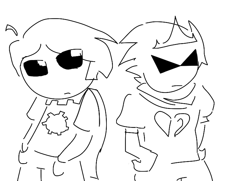 secretLOSEER's tweet photo. the striders bc i barely draw them out fr and i love them cus theyre awesome as hell #striders #davestrider #dirkstrider #Homestuck https://t.co/OKHaTAuDYx