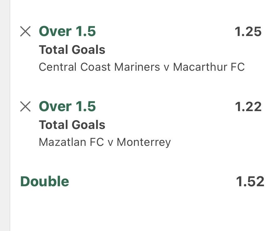 TotalGoal79's tweet image. 📝 Over 1.5 Goals 💰

⏰ Money doesn’t sleep 

🏦 1.52 🇲🇽 🇦🇺

❤️ Please Retweet ❤️

#inplay #bet365 #prematch #goals #williamhill #cornertips