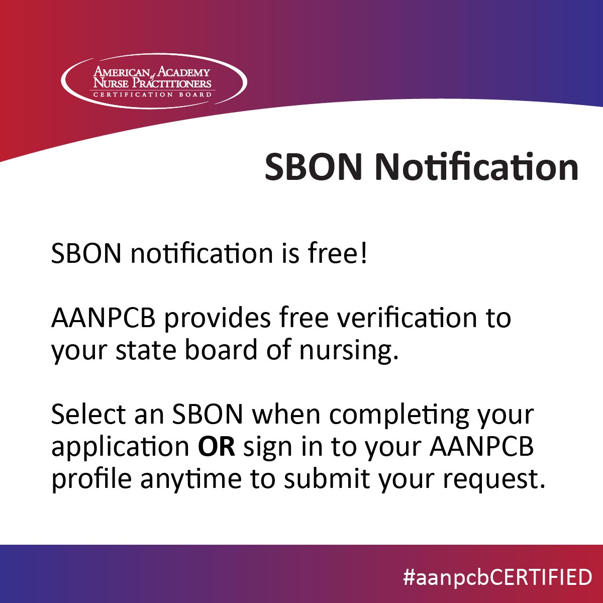 AANPCB | Certification Board tweet media