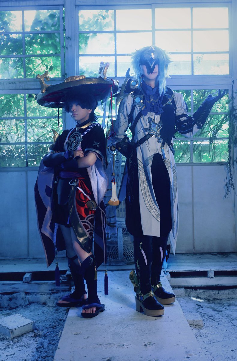 cosplay  
p.パトラッシュ　🧪<a href="/krkarifraaaaa/">☆*:.｡. ♡𝕙𝕒𝕡𝕡𝕪♡ ｷ⃰ﾗ⃰ｷ⃰ﾗ⃰アンポンたん .｡.:*☆</a> 

スカラマシュ&amp;ドットーレ
　「偽りの神」

#scaramouche #dottore