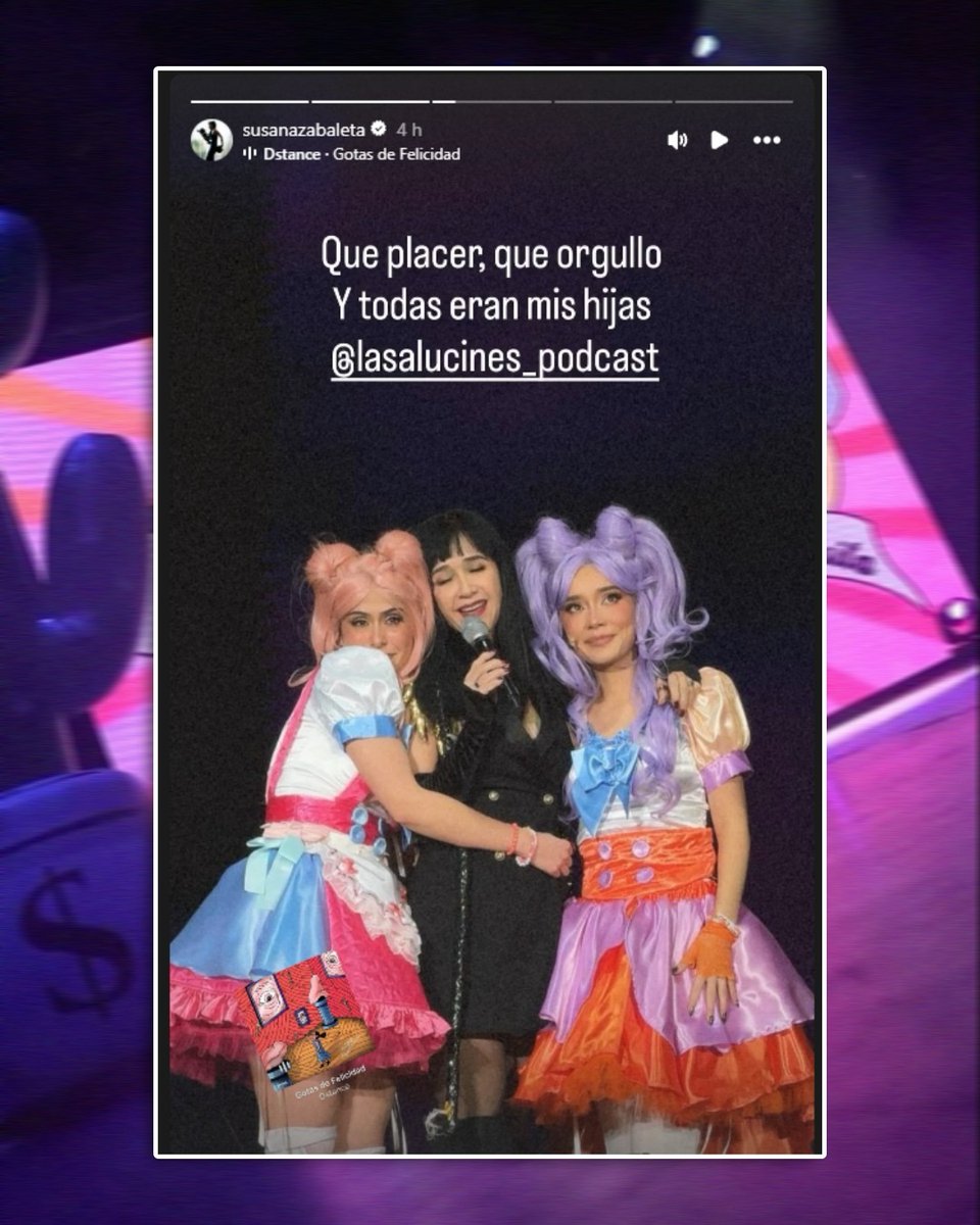 exatv's tweet image. Susana Zabaleta irrumpe (literal) en el show de #LasAlucines en el Auditorio Nacional 🎭🔥
En plena dinámica, Susana apareció para interrumpir el show y pausar todo con humor, drama y picardía 😮‍💨✨ haciendo burla de la supuesta rivalidad entre Las Alucines y #LaCotorrisa, y…