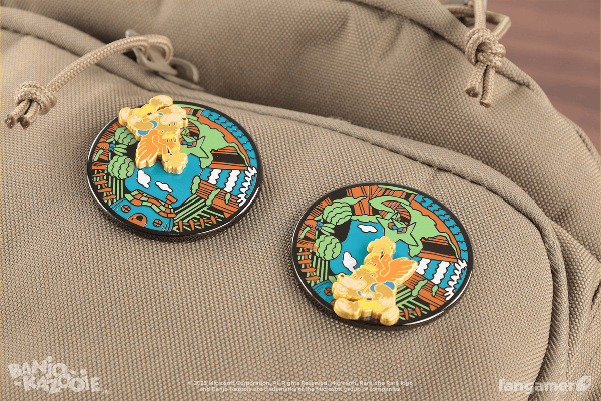 Fangamer's tweet photo. We refreshed our Banjo-Kazooie collection last week with new pins and throw blankets! 

Here's a look at some of what's currently available: https://t.co/XPnXJZOiSZ https://t.co/94lgvqAwKC