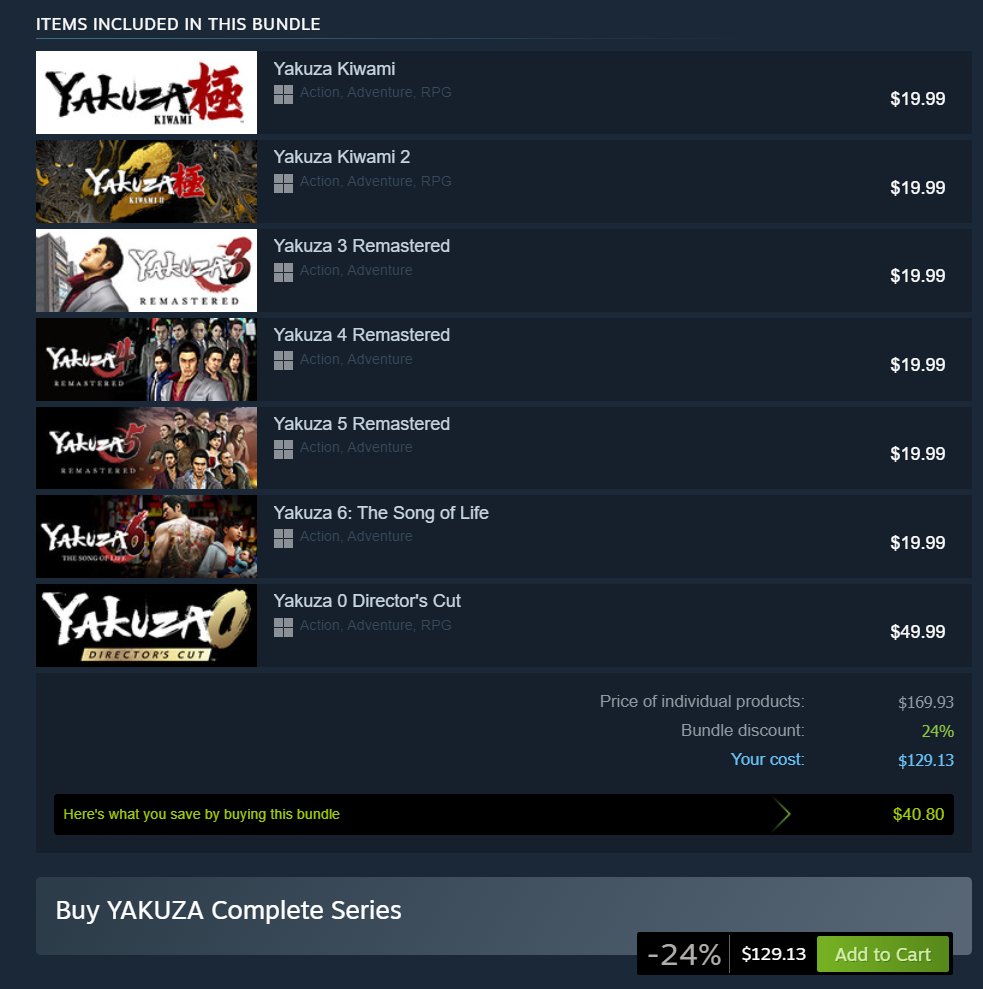 HamonBeat's tweet image. lmfao they're making 3 only available through a $130 bundle which indludes the resold Kiwamis and the 90GB Yakuza 0
"Uhhhhh they aren't replacing the original" ok lol enjoy slop