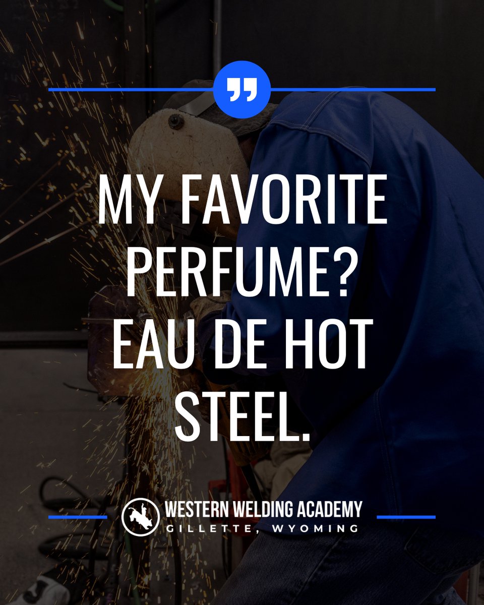 AcademyWelding's tweet image. That hot steel cologne hits harder than anything at the mall 😂🔥

#BlueCollar #Weld #Welder #Trades