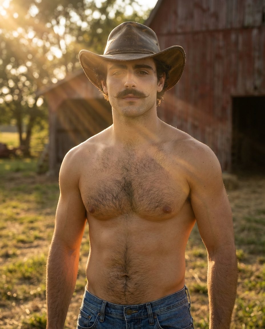 FlanaganMaxfarm's tweet photo. catching the sun at my farm ☀️
#summer #gaydates #farmer https://t.co/8CPeTv9pWK
