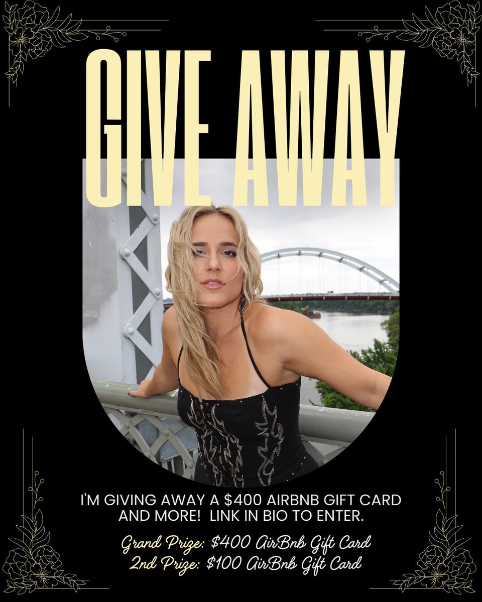 MarySarahMusic's tweet photo. Giving one of y’all a $400 Airbnb gift card ✨ Enter the giveaway through the link in my bio 🤍 #tunespeak #giveaway #airbnb https://t.co/r4VkA2A4Yu