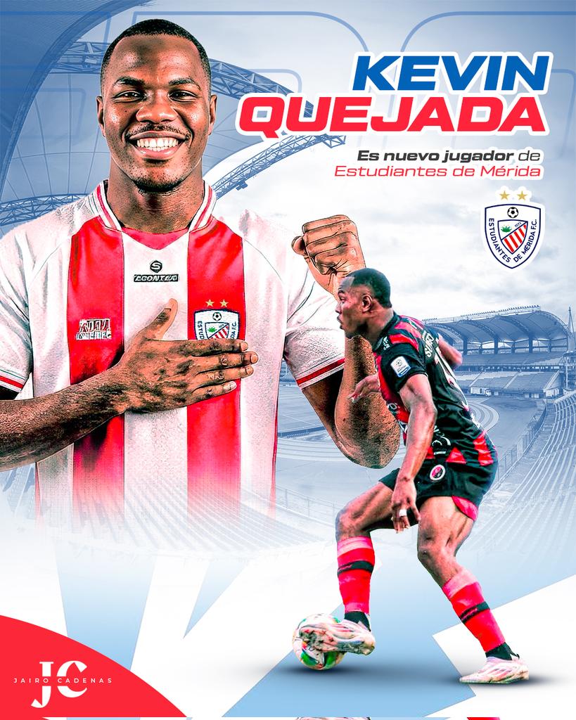 EL DELANTERO 🇨🇴

El delantero cafetero Kevin Quejada es nuevo jugador de <a href="/EstudiantesMEFC/">Estudiantes de Mérida FC</a>