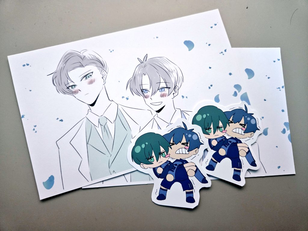 knha0909's tweet photo. Free is/rn prints and stickers if you happen to be going to anime impulse LA 🫡 https://t.co/wfZkNNEdcT