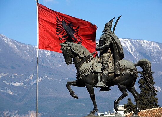 <a href="/TurkishCentury/">Turkish Century</a> ✝️The great Byzantine Christian prince Georgios Kastriotis (Skanderbeg as the Albanians call him) fought against the Ottoman Turks and died in the 15th century, so Christian present-day Albania would remain free from Ottoman colonialism.

🇹🇷After that, the Ottoman Turks colonized