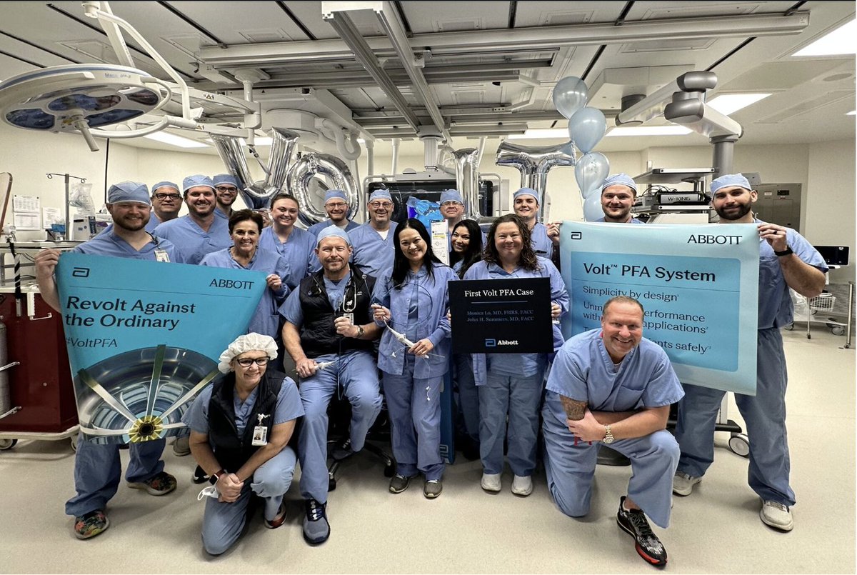 sachinjv's tweet photo. The #VoltPFA revolution has begun!⚡️

Thanks to Drs. @Drdevignair, @DJ_Lakkireddy, @srissundaram, @dkenigsberg, John Summers, &amp; @MonicaYLo for sharing your initial thoughts &amp; experiences.

#AbbottProud to see how this tech is helping you #RevoltAgainstTheOrdinary. https://t.co/knu3CICpqC