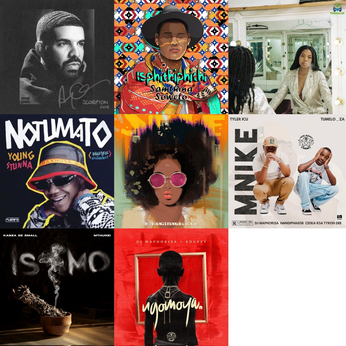 2022AFRICA's tweet photo. The Biggest Songs each year the SA🇿🇦Official Singles Chart

2009: Umlilo
2010: Waka Waka (time for Africa)
2011: Loliwe
2012: These Streets 
2013: Jika 
2014: Pluto (Remember You)"
2015: Hello
2016: Ngud
2017: Akanamali 
2018: God's Plan 
2019: Akulaleki
2020: You're The One 
2021: Adiwele
2022: SETE
2023: Mnike
2024: imithandazo
2025: Abantwana Bakho 🆕