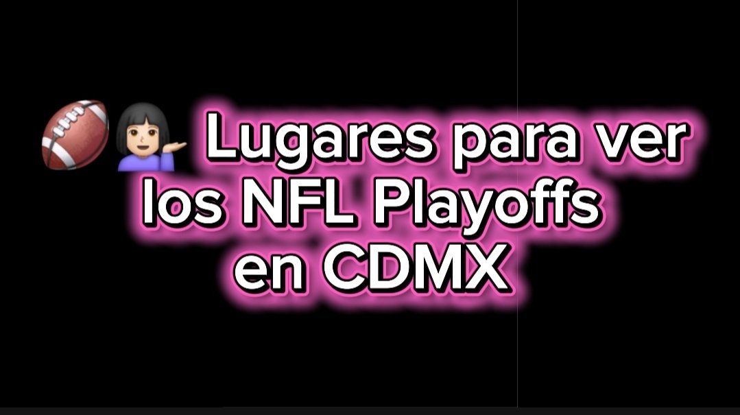 #NFLovers Si aún no tienen planes para ver los #nflplayoffs, aquí tenemos algunas recomendaciones de lugares en #CDMX 🏈🔥

Gran ambiente, grandes aficionados, buena comida y pantallas para disfrutar de los partidos.

Abrimos  hilo🧵