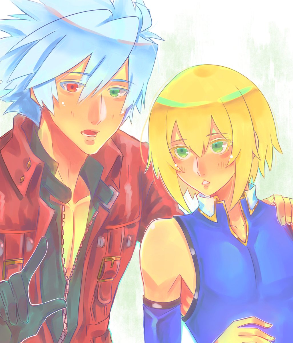 Ragna and Jin ☺️

#BlazBlue