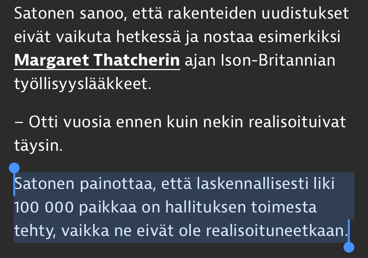 Satosen esimerkkiä (IL) seuraten: ”vuoden 2026 työni on jo tehty tämän viikon perjantaina, mutta ne realisoituvat joskus myöhemmin.”

Nyt jalat pöydälle, kädet pään taakse ristiin ja rento takanoja tokaisulla: ”Ei tänä vuonna enää mitään.” Ja palkka juoksee, mie en. 😃
