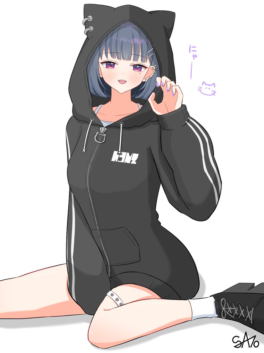 小清水透　猫耳パーカー　フルセット 猫耳フードかわいい #泡色模様 #小清水透の新衣装