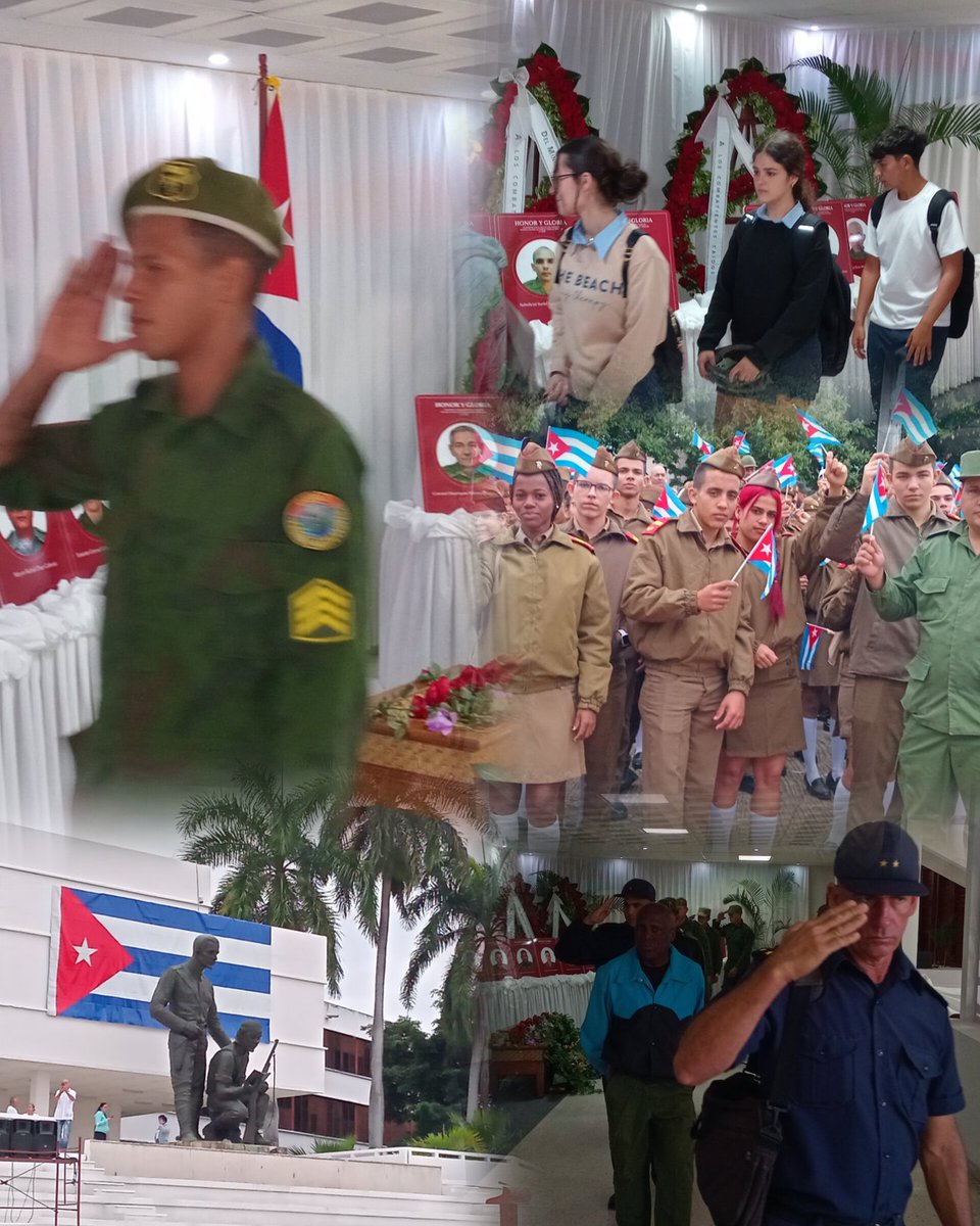 Los  Espirituanos rendimos tributo a los héroes caldos.
#HonorYGloria
Mientras haya un cubano de pie, con el corazón latiendo por su Patria, la bandera de la Revolución no caerá.
#Cuba