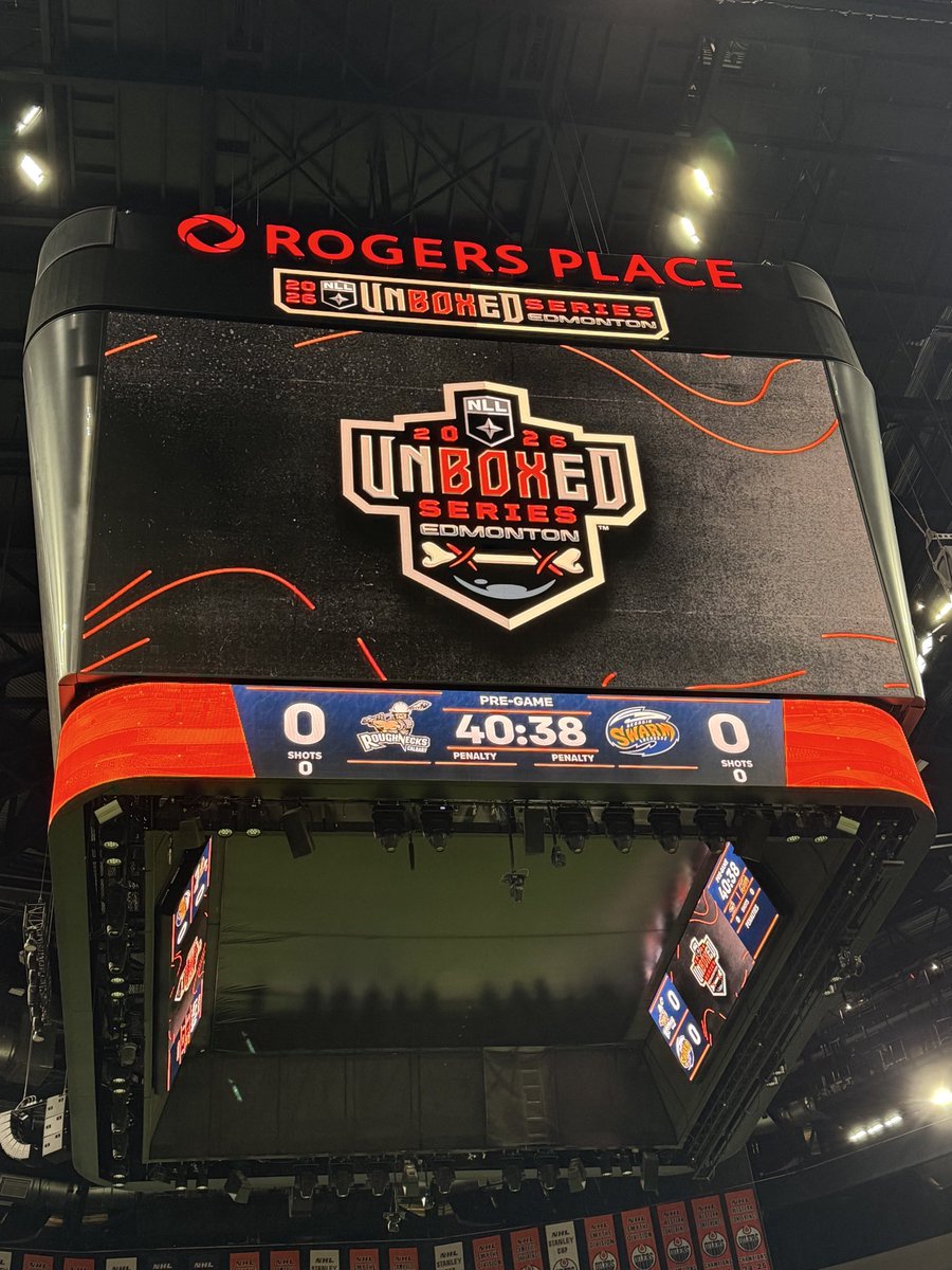 NLL's tweet photo. .@RogersPlace is ready ��

🥍 #NLLUnBOXed Series 
📺: NLL Friday Night on TSN https://t.co/lQa8FlfRYb