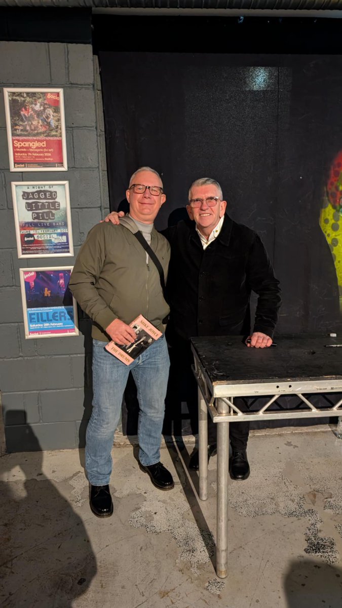 markwatty's tweet image. An honour to meet #mikejoyce #thedrum