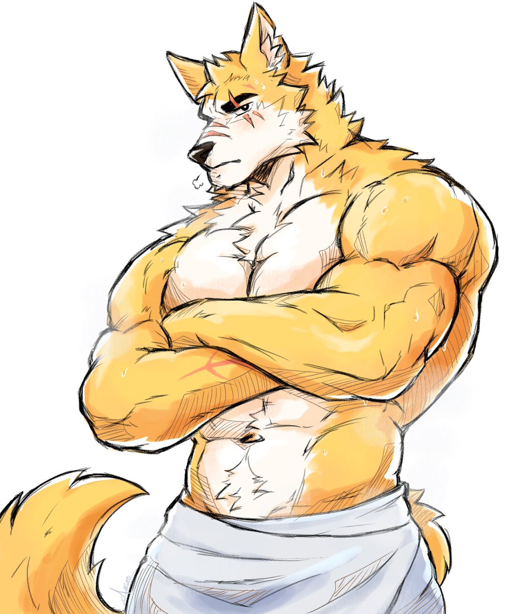 nef_aaron's tweet image. Cooper doodle
 #furry #art #RememberTheFlowers