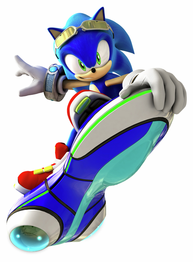 SonicOfficialJP's tweet image. 『ソニックライダーズ シューティングスターストーリー』は本日発売18周年！🌠

本作最大の特徴は重力を操るアクション💥
この「重力」というテーマに合わせて、より一層独創的な方向性でデザインされたエクストリームギアの見た目にもご注目ください👀✨