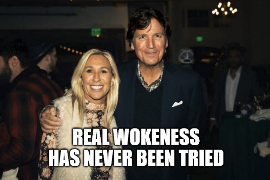 gummibear737's tweet image. Woke is as woke does