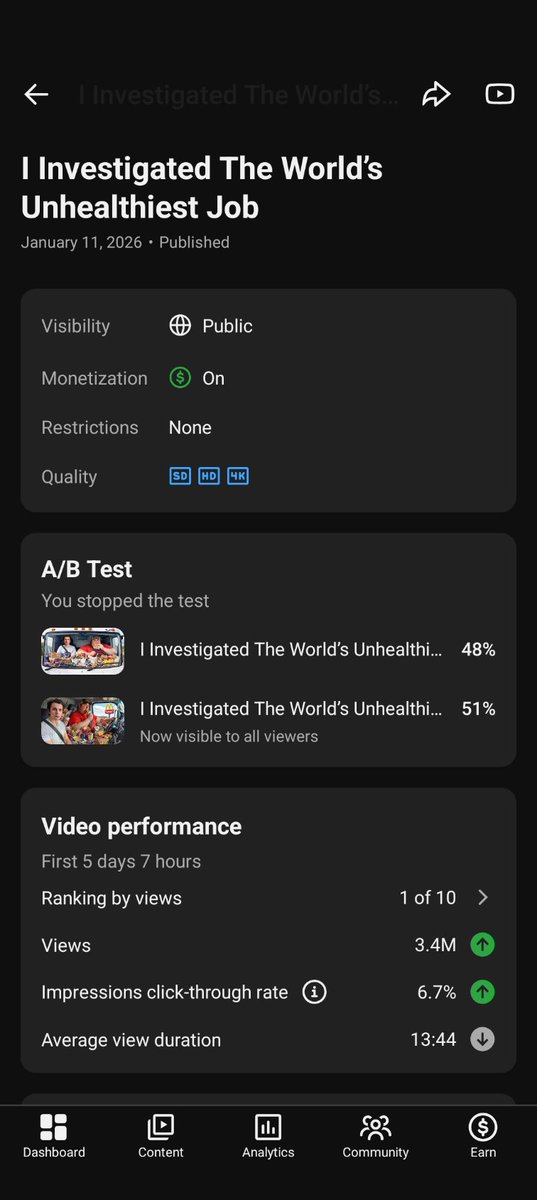 Vexian - YouTube Strategy tweet media