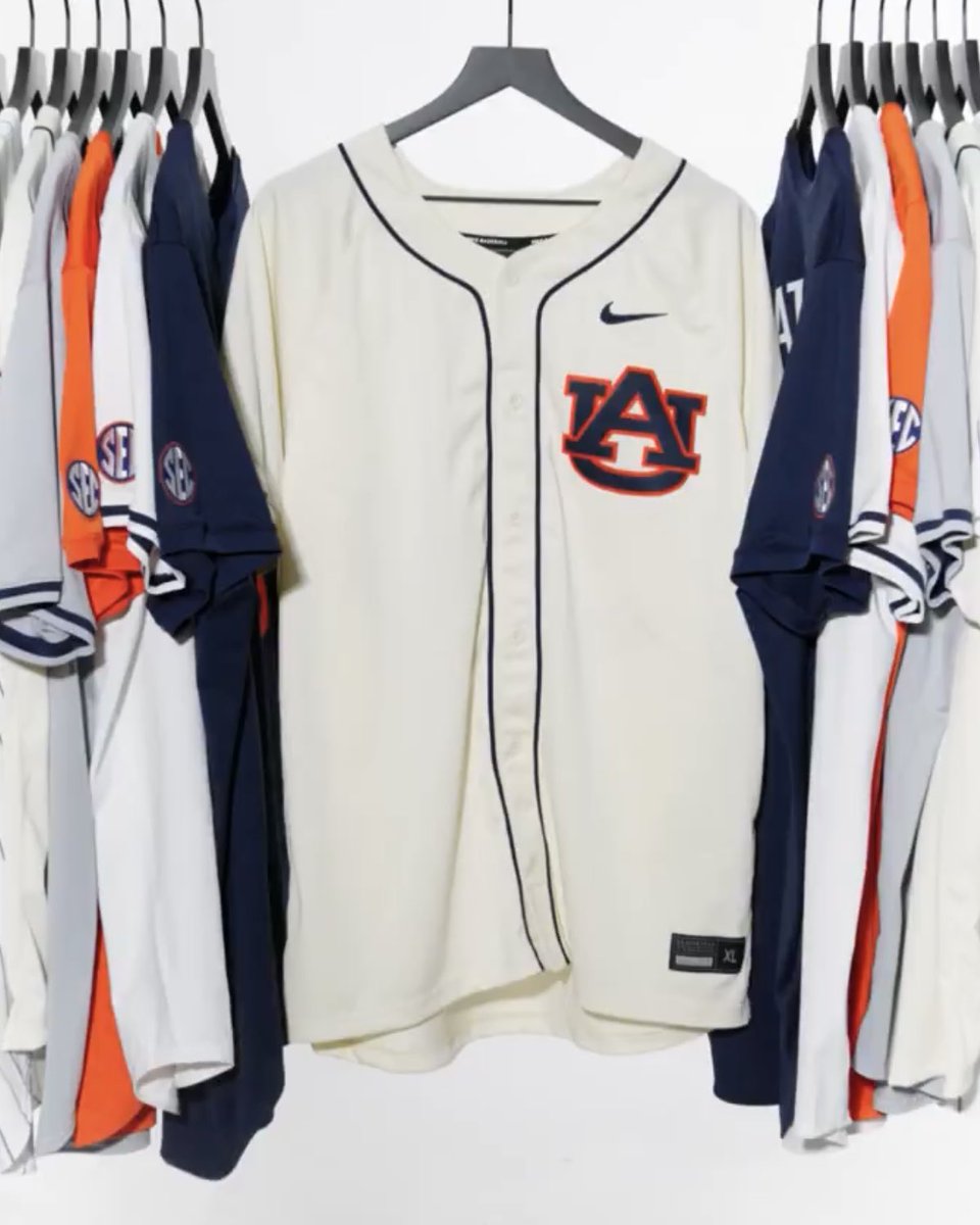 bigdonkey47's tweet image. A look at @AuburnBaseball’s new Nike jerseys for 2026