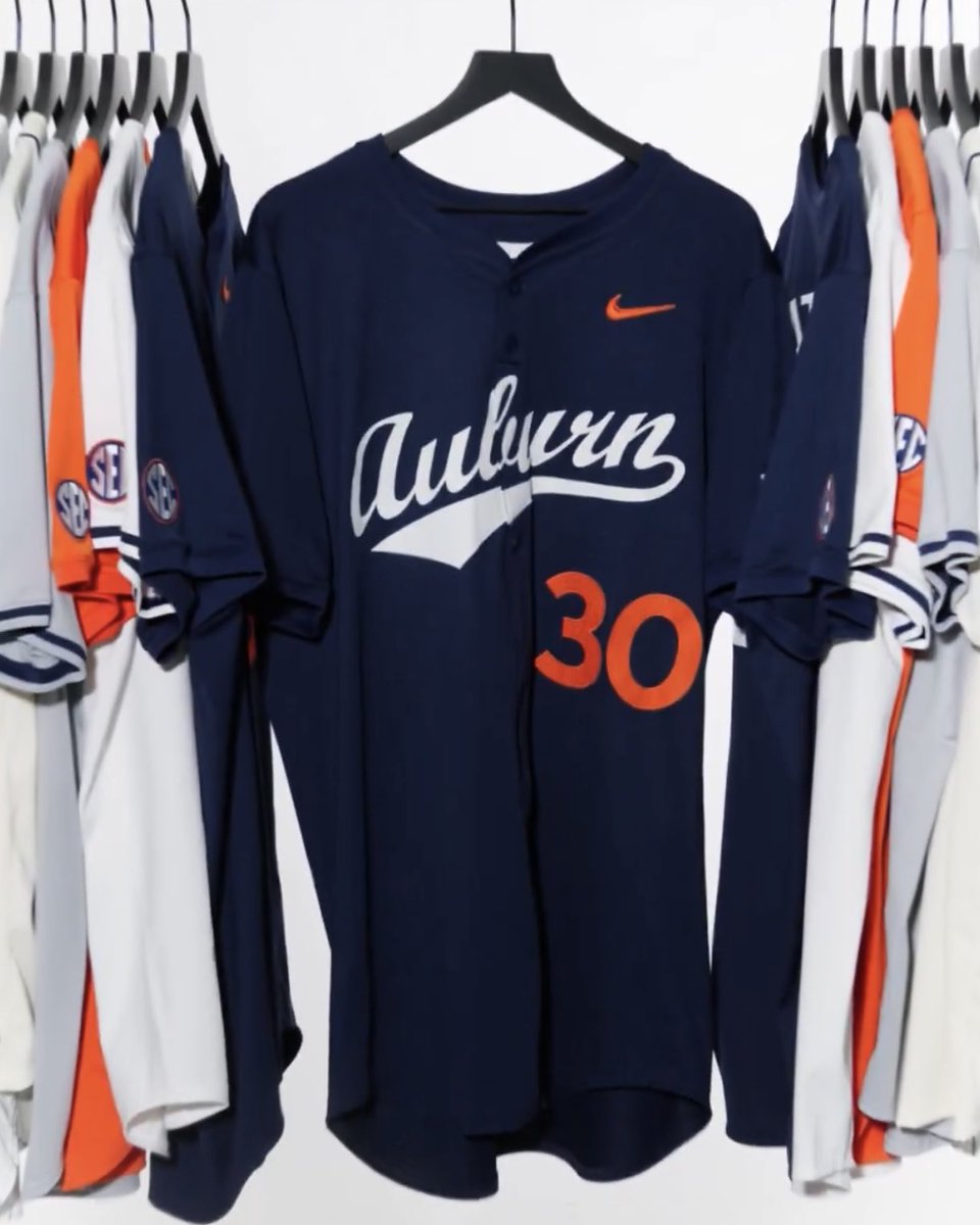 bigdonkey47's tweet image. A look at @AuburnBaseball’s new Nike jerseys for 2026
