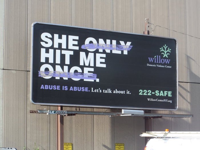 This is a bigger issue than most people realize. I had a friend who was seriously abused by a gf. The final straw came when she walloped him with a hot skillet. 

He never pressed charges and only told people he was very close to because he was embarrassed. 

I felt so bad for
