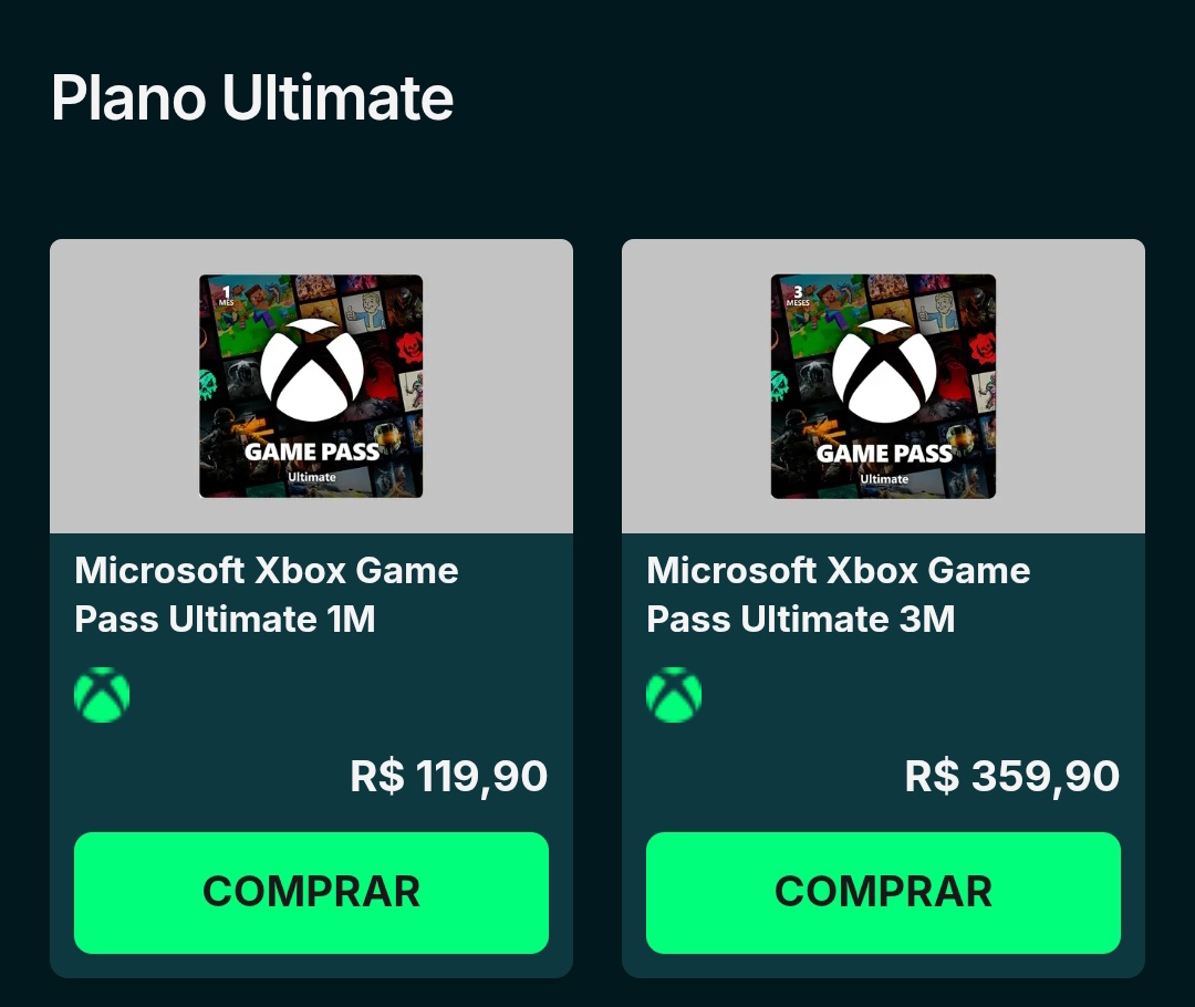 diasluizzz's tweet photo. aparentemente Game Pass no preço antigo já era, todas as lojas q eu costumava olhar gift já atualizaram pra essa insanidade aí

cabou-se, quem assinou assinou, não vale mais a pena https://t.co/2UX90jWZ8x