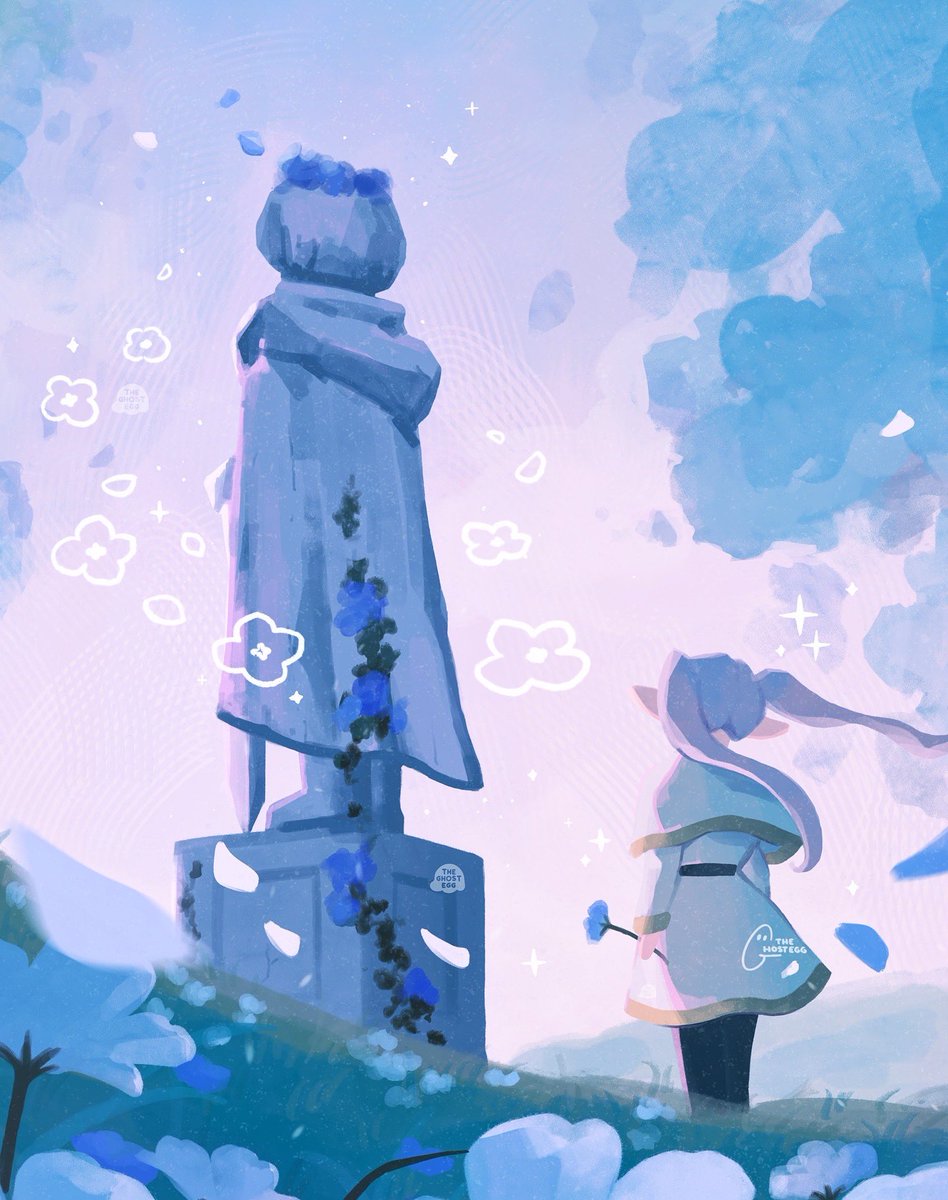 theghostegg's tweet image. Frieren 💙 #frieren #frierenfanart #FA